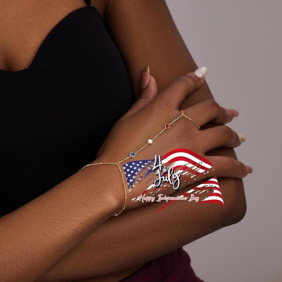 Gold-Style 13 Dainty Stack Beaded Pearl Rope Bracelets Jewelry Gifts for Women - Picture 2 of 6